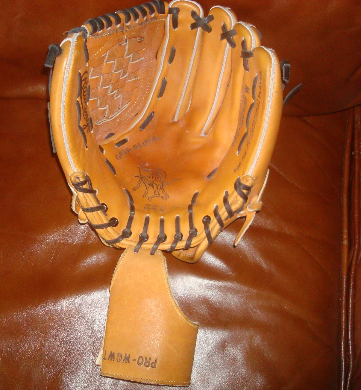 Vintage baseball Gloves; Old, new, and used mitts, bats ... plus some other...